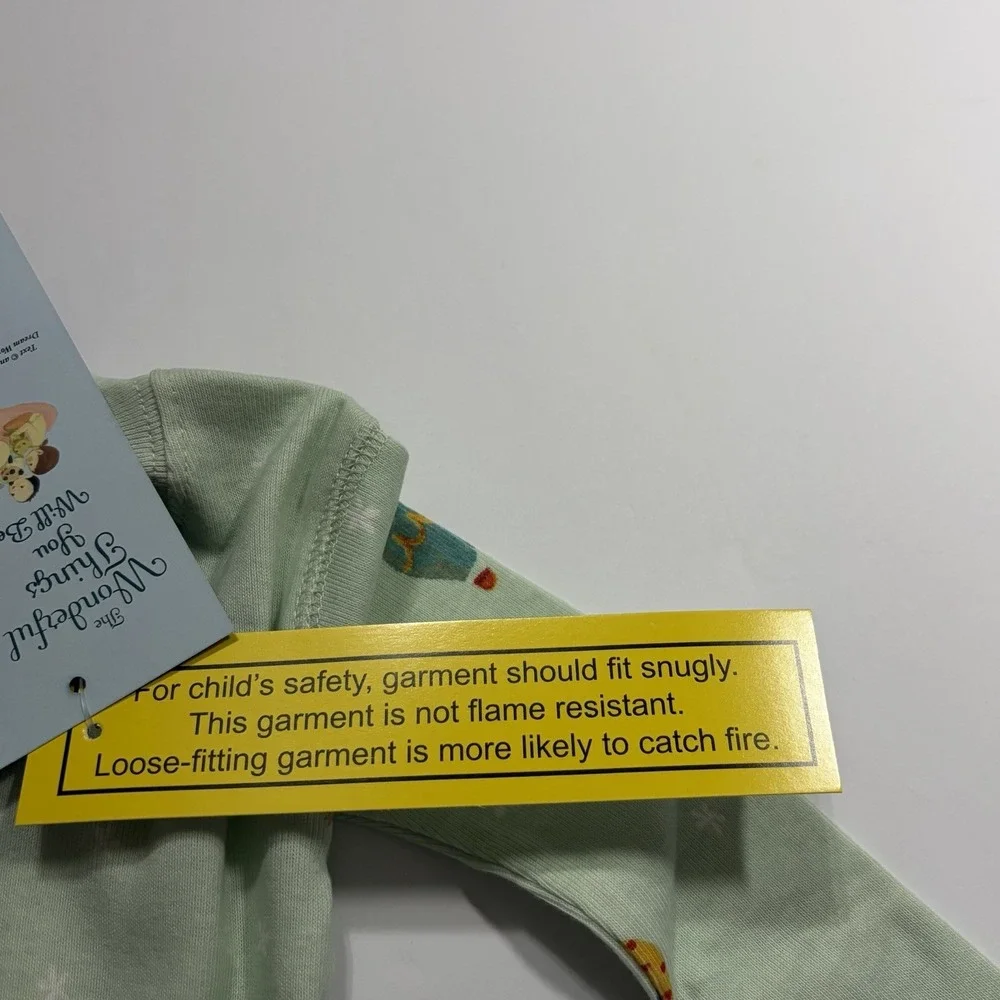 Wonderful Things You'll Be Baby Coverall Pajamas 6–12 Months NIP Book Inspired